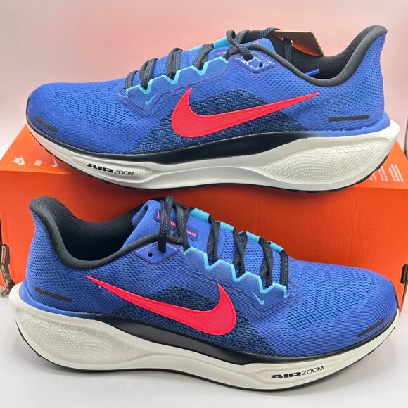 Men Nike Air Zoom Pegasus 41 Astronomy Blue Running Shoes FD2722-401 Multiple Sz - Picture 1 of 12